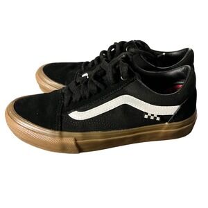Vans Old Skool Skateboarding Shoes Black Gum PopCush Youth 4.5 Women 6 500714